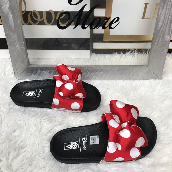 New women’s Vans Minnie Mouse Slides . - Picture 4 of 6